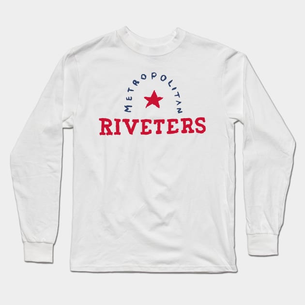 Metropolitan Riveteeeers 06 Long Sleeve T-Shirt by Very Simple Graph